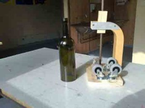 Glasskärare för flaskskärning
